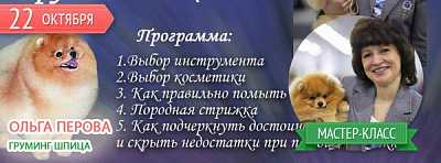 Мастер-класс Ольги Перовой 22 октября